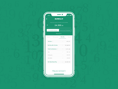 Daily UI 004: Calculator 🧮 calculator challenge daily ui design green interface taxes