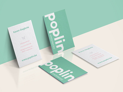 Poplin business cards