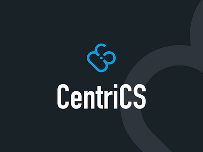 Centrics center cs cyan darkblue graphicdesign logo logodesign logomark logosymbol white