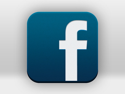 Facebook icon app design facebook icon ios ui