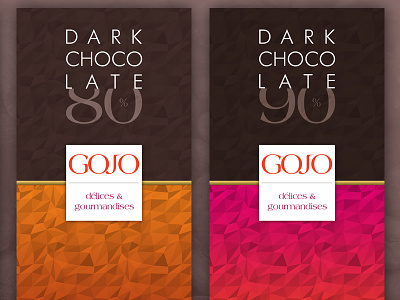 Gojo Chocolate bars brand identity branding logo logotype packaging visual identity