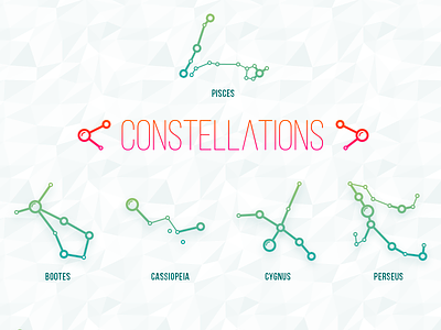 Constellations constellation icon illustrator ios osx star vector web