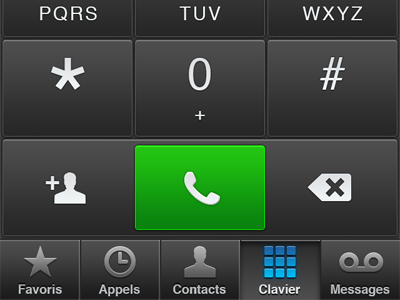 iOS 6 NumPad redesign app interface ios iphone numpad phone ui user interface