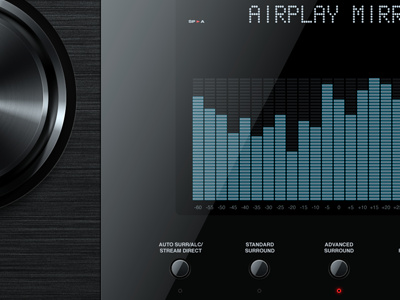 Skeuomorphic UI ui user interface knob music ipad ios ux player tuner