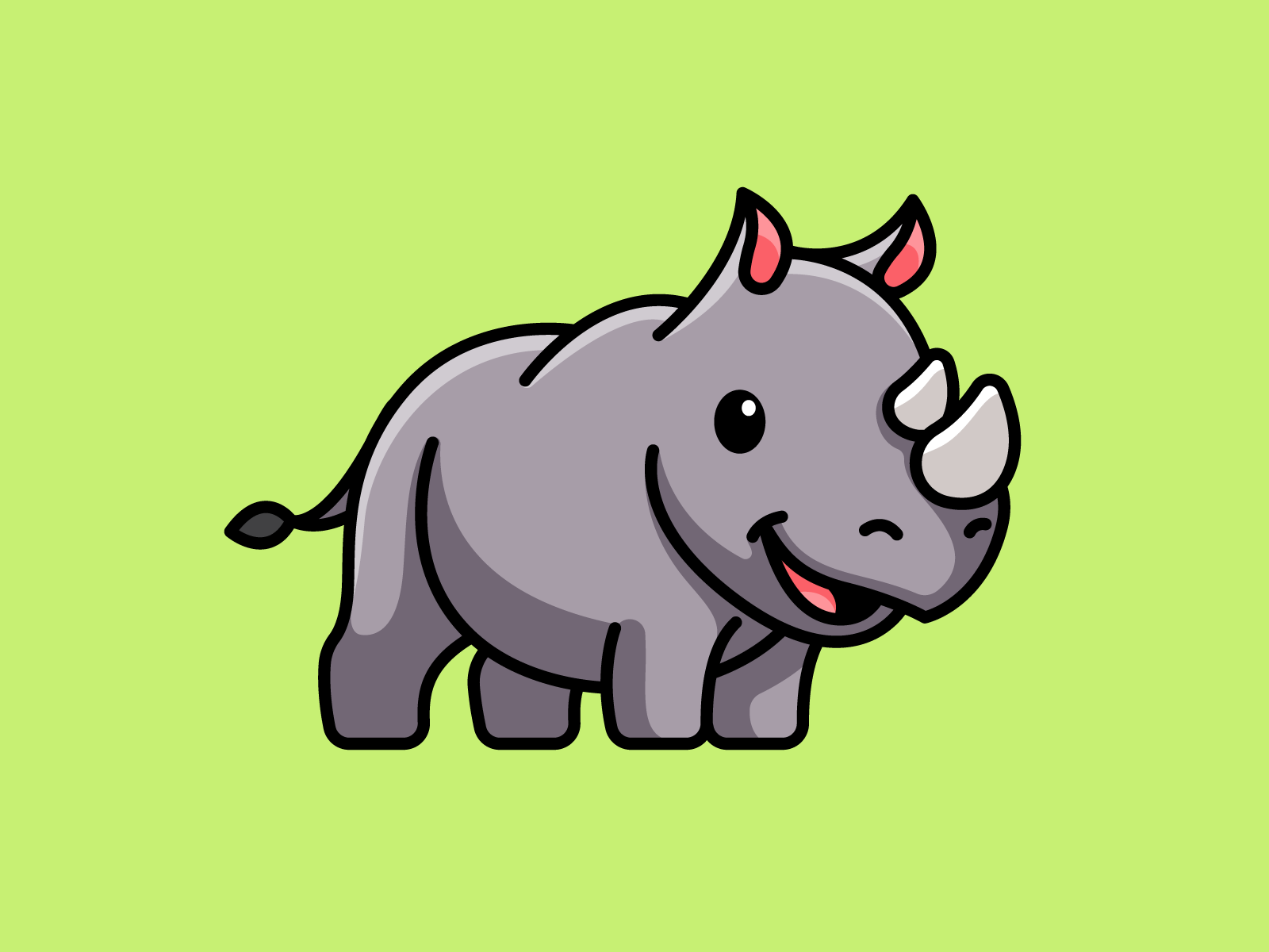 Rhino By Alfrey Davilla | Vaneltia On Dribbble