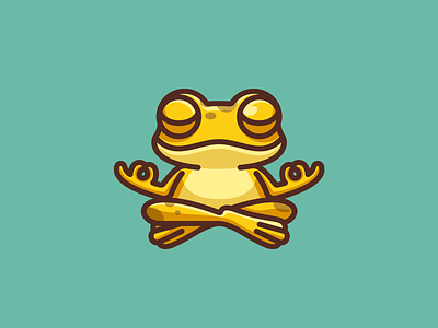 Meditating Frog