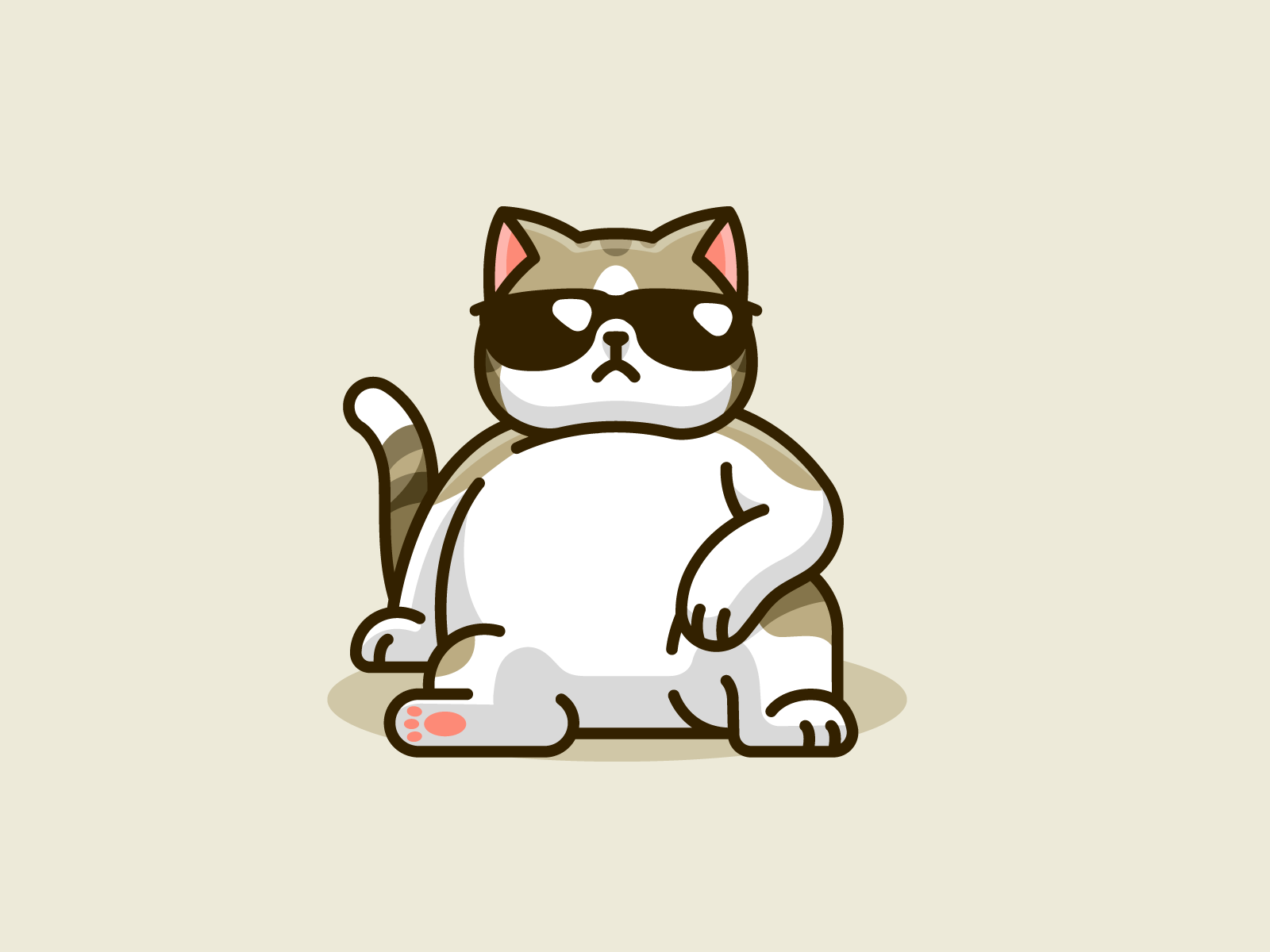 Swag Cat by Alfrey Davilla | vaneltia on Dribbble