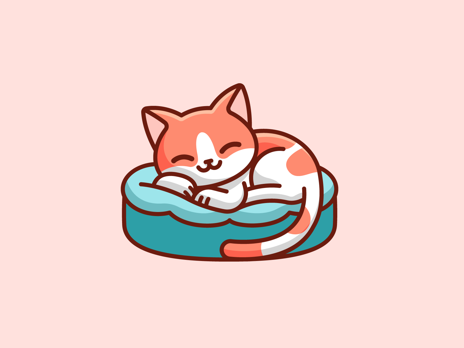 Cozy Cat by Alfrey Davilla | vaneltia on Dribbble