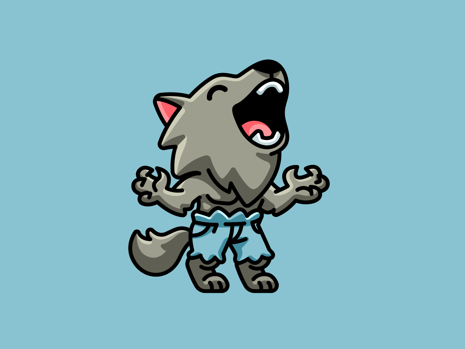 43 Cute Clipart Cute Werewolf Cartoon