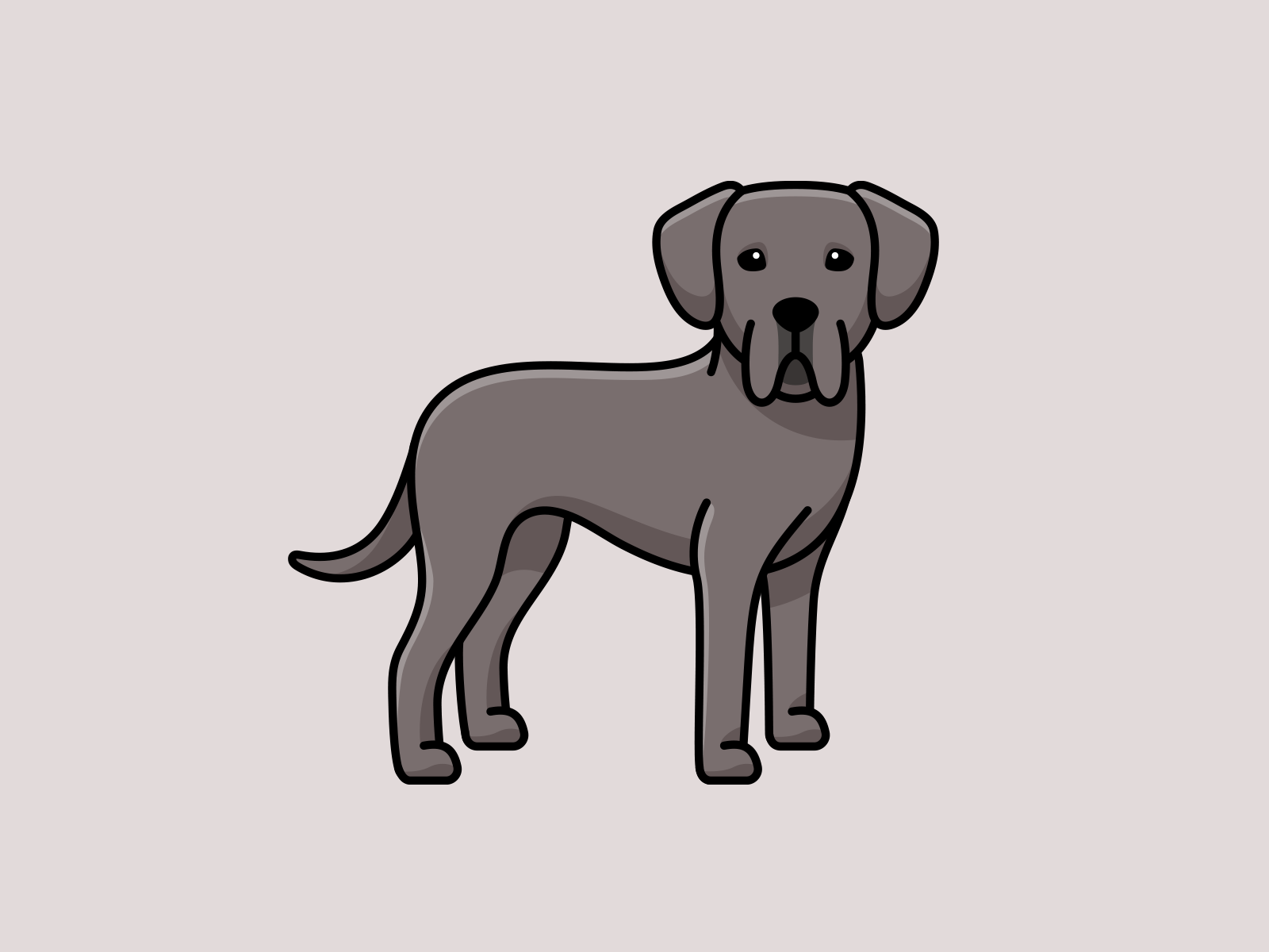 Dog Breed Great Dane Line Art Drawing PNG, Clipart, Artwork, Black And  White, Breed, Carnivoran, Cartoon