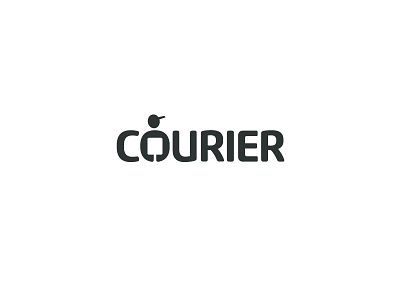 O + Courier brand branding courier delivery letter logo logotype package parcel porter typography