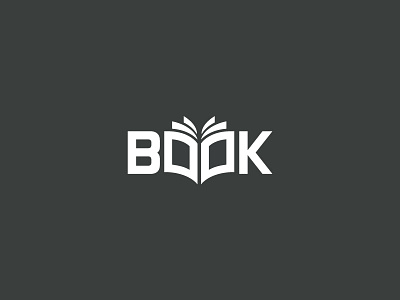 Book Logotype book branding clever creative education identity logo logotype smart type typography word