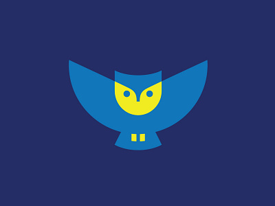 Owl Rebranding - 02 app apps application bird animal brand branding identity character clean simple modern cute education school geometry geometric logo mascot night event owl