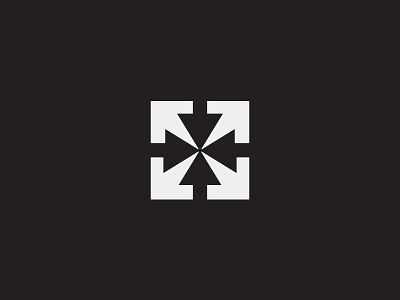 Export & Import app icon arrow square brand branding export import geometric geometry hidden clever smart inside outside logo identity mark symbol negative space trade trading world wide global