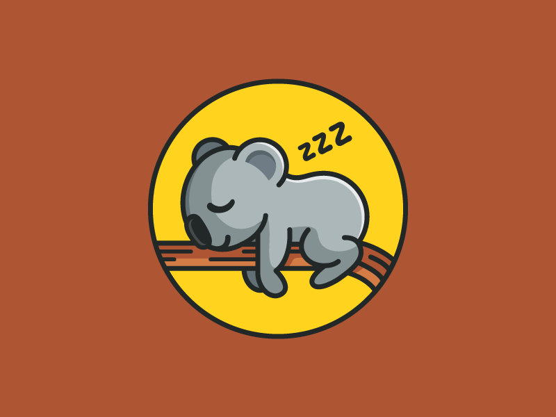 Koala Sleeping by Alfrey Davilla | vaneltia on Dribbble