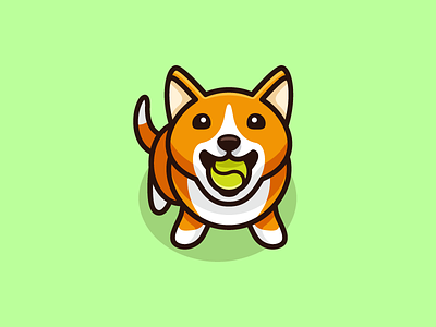 Dog & Tennis Ball - 03