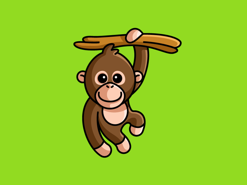 Baby Orangutan by Alfrey Davilla | vaneltia on Dribbble