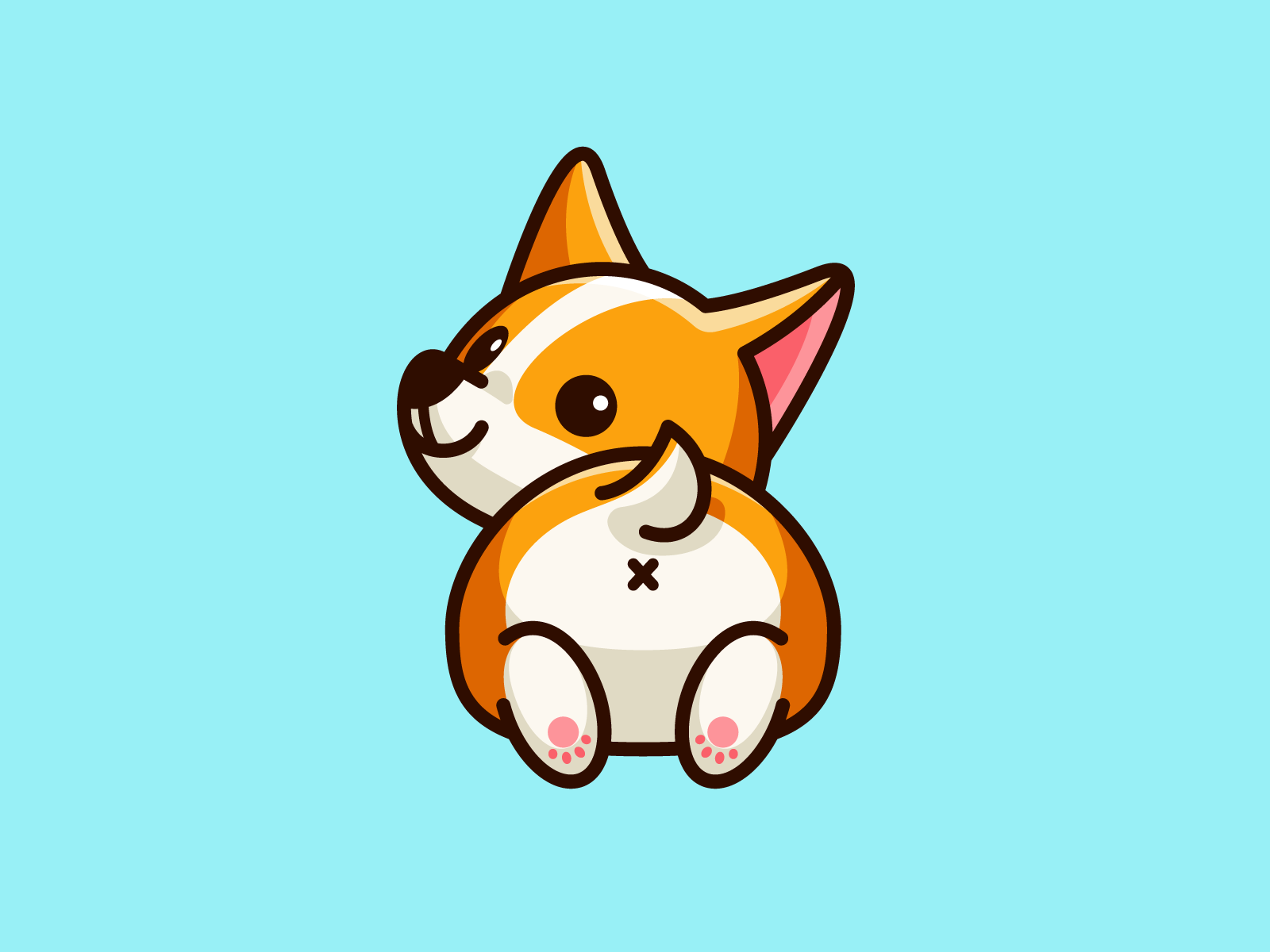 Corgi Butt by Alfrey Davilla | vaneltia on Dribbble