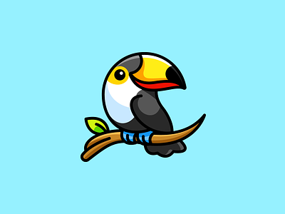Toucan amazon animal argentina beautiful bird brazil character colorful cute forest friendly illustration illustrative logo mascot nature south america symbol toucan tropical