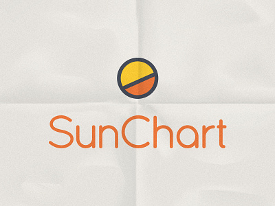 Sun Chart Branding brand identity orange sun yellow