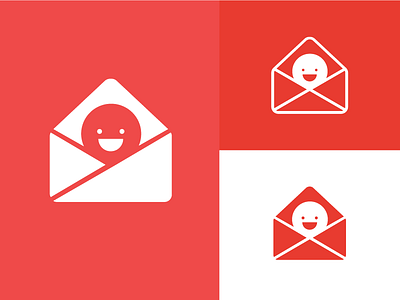 RGE Reverse Logo email envelope logo red smile