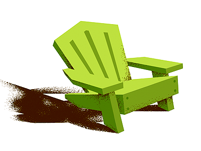 Relax chair logo texture