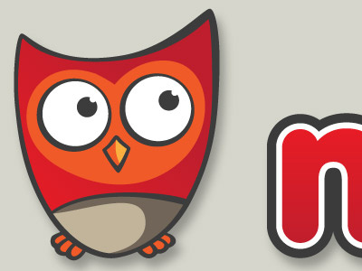 Nameless Owl illustration logmark owl