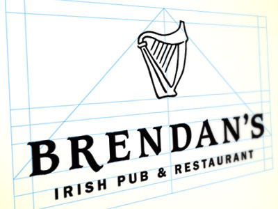 Brendans harp logo