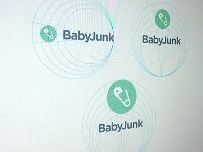 Scale babyjunk brand circles logo proportion scale