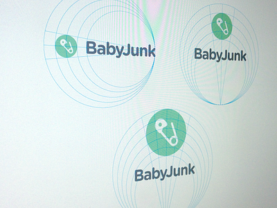 Scale babyjunk brand circles logo proportion scale