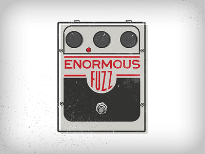 Let's Get Ready to Rock! fuzz guitar pedals illustration