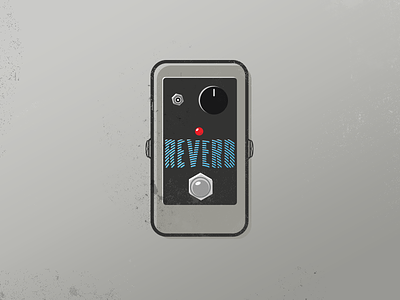Reverb Pedal guitar pedals illustration poster