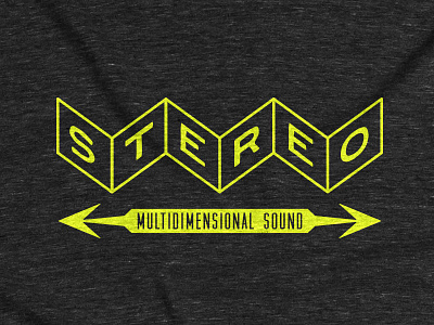 Multidimensional Stereo Sound illustration multidimensional shirt sound stereo