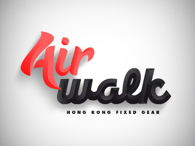 Airwalk identity lettering logo