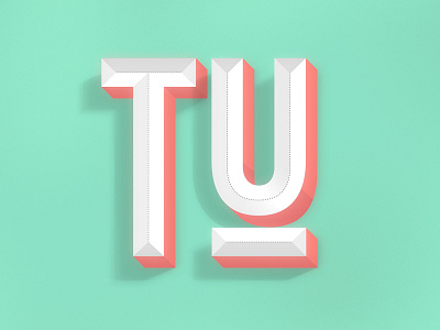 FUTURE lettering poster series typography vector