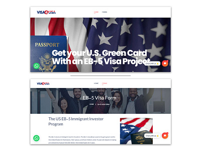ٌثWeb design / Immigration company business graphic graphic design immigration usa web design web site