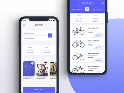 Hire a cycle assignment uidesign