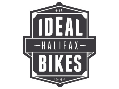 Ideal Bikes Halifax bicycle bike branding logo retro vintage