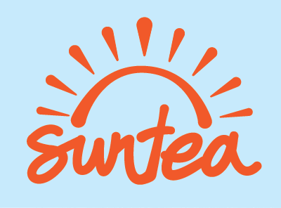 Suntea Logo branding juice logo packaging