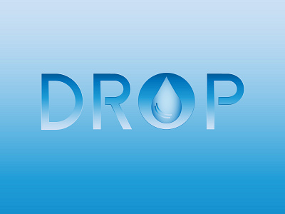 Drop logo logotype