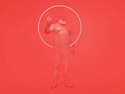 human agency graphic identity, unpublished advertising agency circle corporateidentity human identity nudesanta red