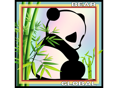 Panda Bear logo dailylogochallenge logo