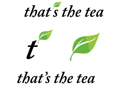 That's the Tea Logo Design branding design graphic design logo