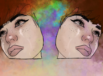 Rainbow from Tears design graphic design illustration vector