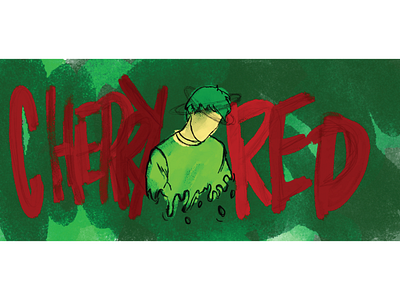 Cherry Red design graphic design illustration typography vector