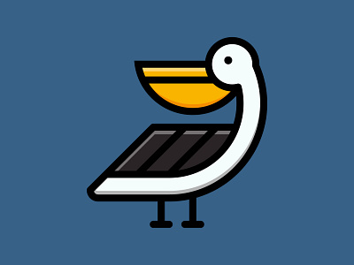 Pelican (2017) adobe illustrator bird icon design pelican