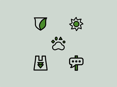 Our Planet Week (2021) adobe illustrator icon design icon set our planet week