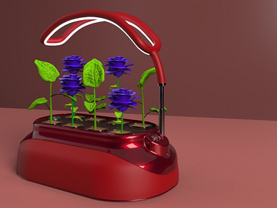 3D Hydroponic garden 3d design
