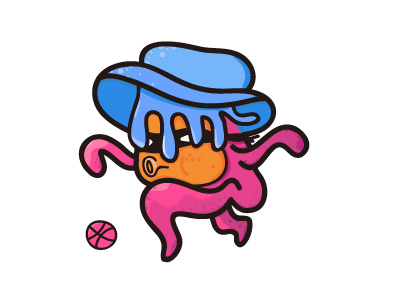 hello dribbble illustration