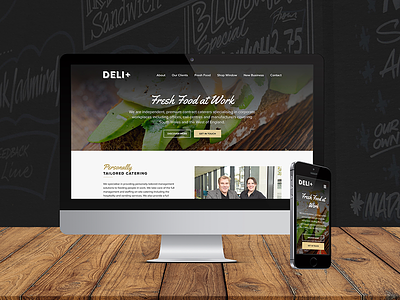 Deli+ - Web Design commercial graphic design responsive web design website wordpress